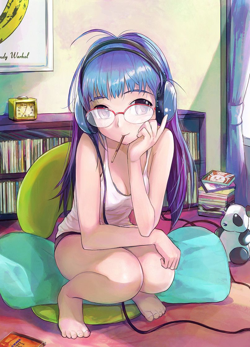ヘッドホンした女の子の二次画像下さい